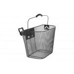 Košík na riadidlá - klipový HT-207C - čierny